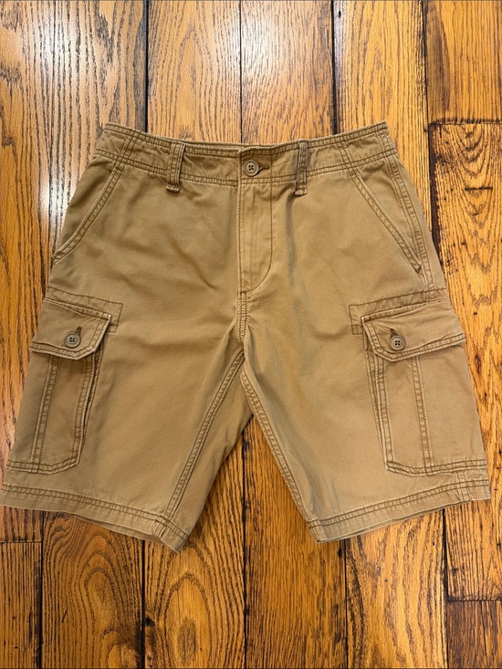 Old Navy Other - OLD NAVY COTTON DEEP TAN CARGO SHORTS- MEN'S SIZE 29